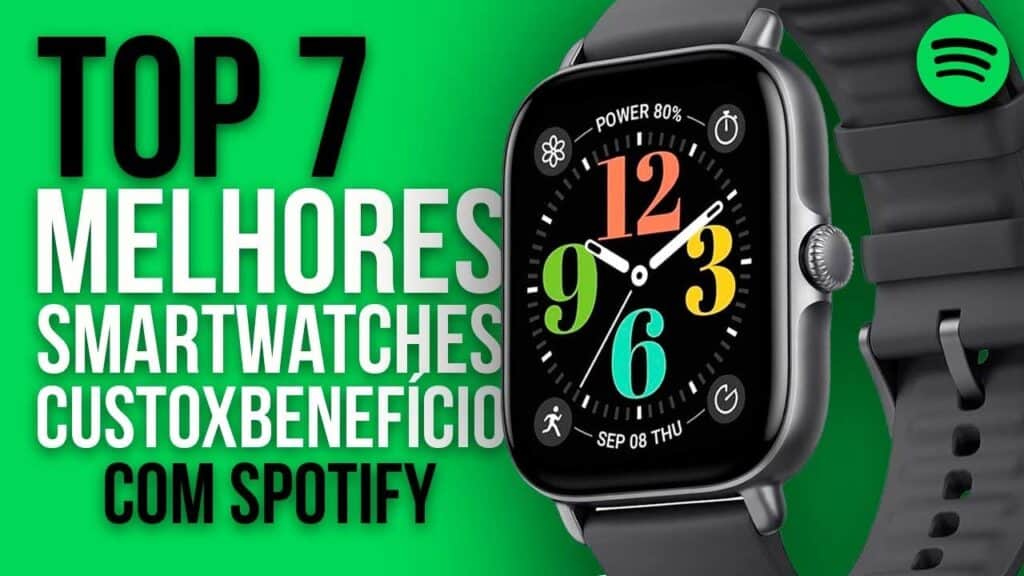 Os 7 Melhores Smartwatches com Spotify: Qual Vale Mais a Pena? Os 7 Melhores Smartwatches com Spotify: Qual Vale Mais a Pena?