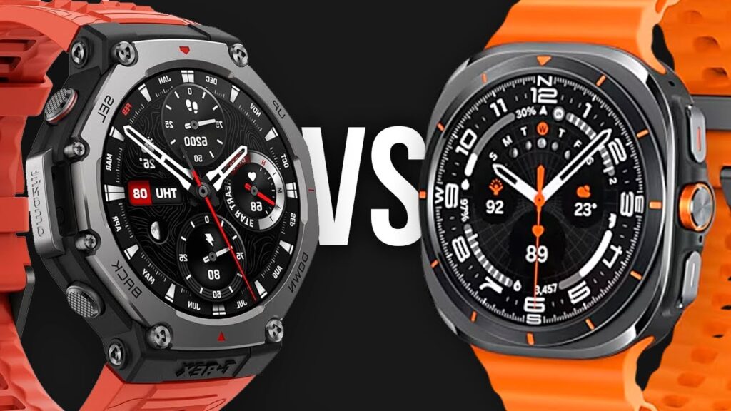 Galaxy Watch Ultra vs. T-Rex 3 Lava: Qual Smartwatch Vale Mais a Pena?