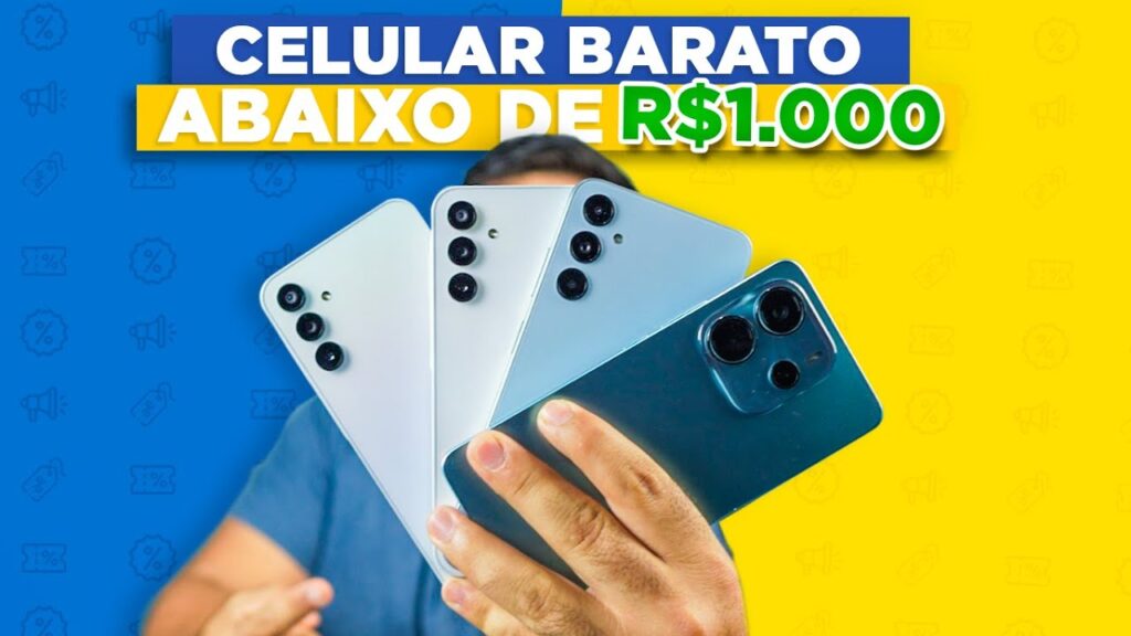 Os 5 Melhores Smartphones Até R$ 1.000 Para Comprar em 2025: Ótimas Opções Para Quem Está Com a Grana Curta