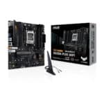 Promotop: As melhores Promoções,cupons e descontos! Placa-Mãe ASUS TUF GAMING A620M-PLUS WIFI, AMD AM5, mATX, DDR5, Wi-Fi, Bluetooth, Preto - 90MB1F00-M0EAY0