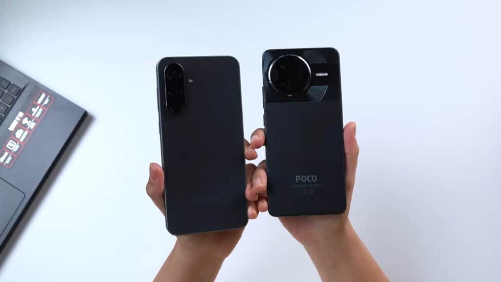 Poco F7 Pro vs Galaxy A56: Qual Celular Comprar em 2025? Comparativo Completo Poco F7 Pro vs Galaxy A56: Qual Celular Comprar em 2025? Comparativo Completo
