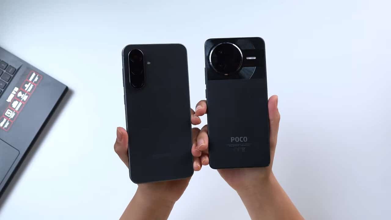 Poco F7 Pro vs Galaxy A56: Qual Celular Comprar em 2025? Comparativo Completo Poco F7 Pro vs Galaxy A56: Qual Celular Comprar em 2025? Comparativo Completo