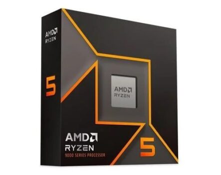 Processador AMD Ryzen 5 9600X, 3.9 GHz (5.4 GHz), Cache 32 MB, 6 Núcleos, 12 Threads, AM5 - 100-100001405WOF
