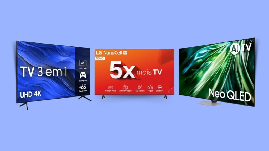 Qual TV Comprar? Comparativo entre os Melhores Modelos de 2025 Qual TV Comprar? Comparativo entre os Melhores Modelos de 2025