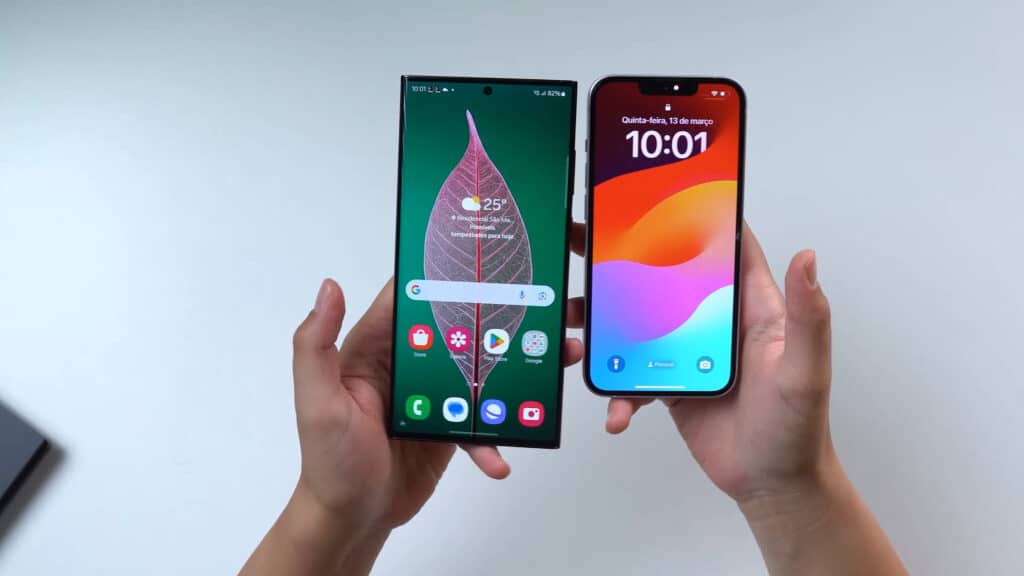 Samsung Galaxy S23 Ultra vs. iPhone 14: Qual Vale Mais a Pena em 2025? Samsung Galaxy S23 Ultra vs. iPhone 14: Qual Vale Mais a Pena em 2025?