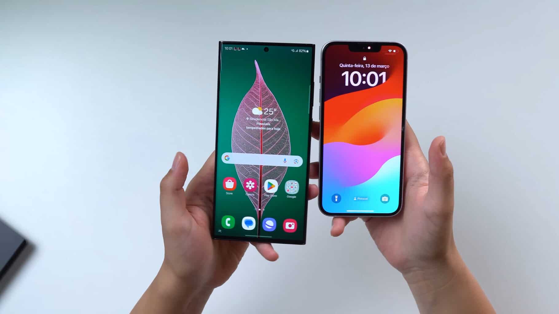 Samsung Galaxy S23 Ultra vs. iPhone 14: Qual Vale Mais a Pena em 2025? Samsung Galaxy S23 Ultra vs. iPhone 14: Qual Vale Mais a Pena em 2025?