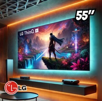 Smart Tv 4k 55" Lg Qned 55qned85t Processador Α8 Ai Painel 120hz Quantum Dot Nanocell Local Dimming Design Super Slim Freesync Webos 24