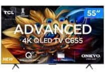 Smart TV 55” 4K UHD QLED TCL 55C655 Wi-Fi