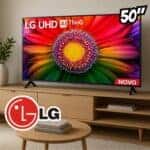 Smart TV LED 50″ Ultra HD 4K LG 50UR871C0SA ThinQ AI 3 HDMI 2 USB Wi-Fi Bluetooth HDR10