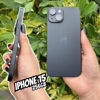 Smartphone Apple Iphone 15, 256GB, Preto
