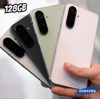 Smartphone Samsung Galaxy A56 5G Preto 128GB, 8GB RAM, Câmera Tripla até 50MP, Tela Super AMOLED 6.7″, IP67, NFC, Vídeo HDR e Recursos AI