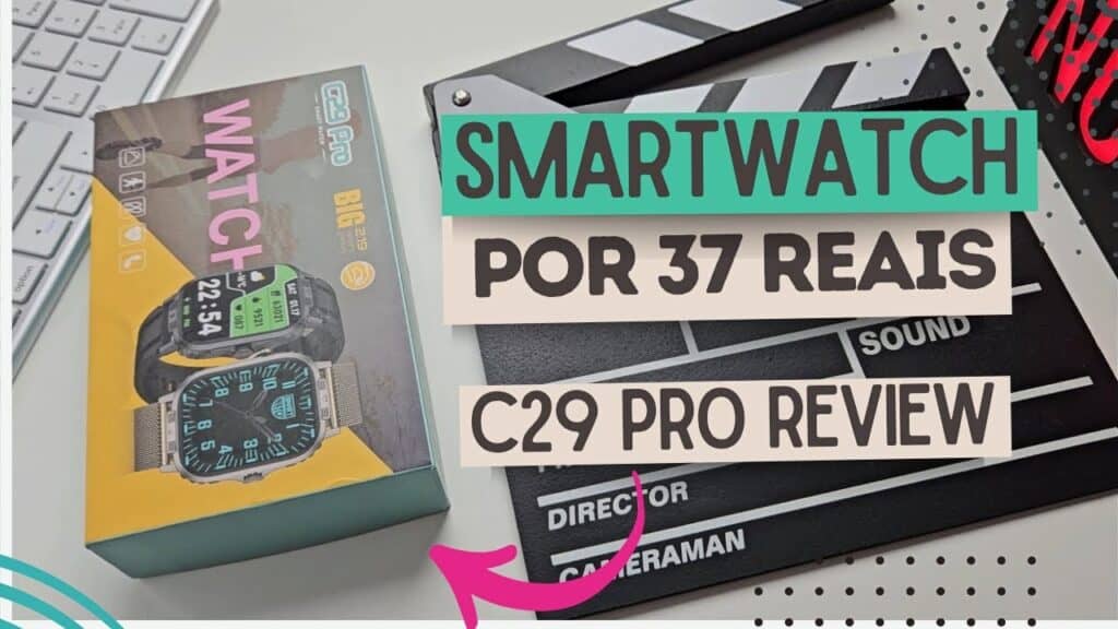 Smartwatch C29 Pro: Review Completo do Relógio Inteligente Mais Barato do AliExpress Smartwatch C29 Pro: Review Completo do Relógio Inteligente Mais Barato do AliExpress