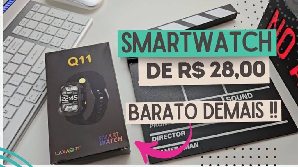 Smartwatch de R$ 28 Vale a Pena? Review Completo do Laxas Fit Q11 Smartwatch de R$ 28 Vale a Pena? Review Completo do Laxas Fit Q11