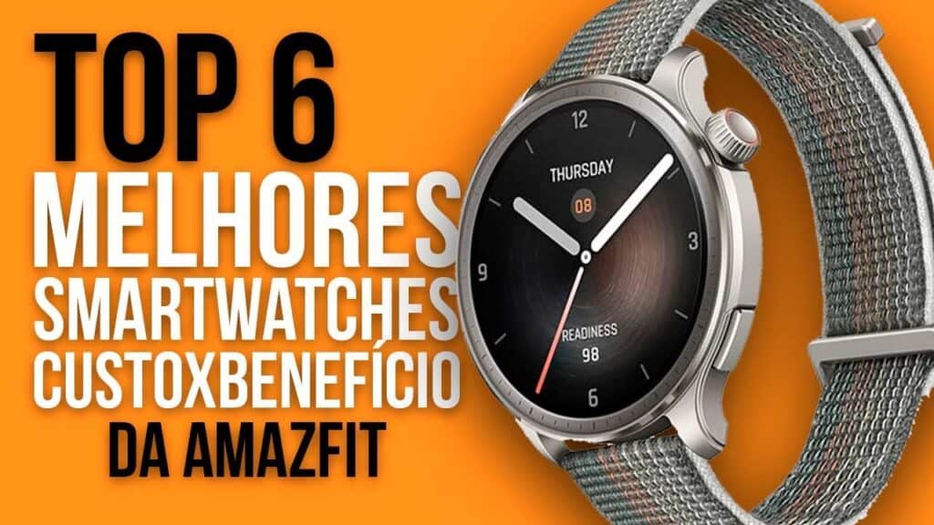 Top 6 Melhores Smartwatches Amazfit em Custo-Benefício Top 6 Melhores Smartwatches Amazfit em Custo-Benefício