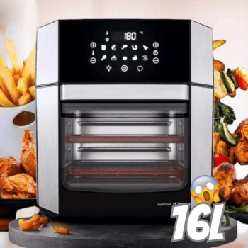 Air Fryer Oven Britânia 16l 4 Em 1 Porta Removível Baf16a
