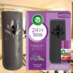 Air Wick Aromatizador De Ambiente Bom Ar Automático Aerossol Freshmatic Campos De Lavanda Aparelho + Refil 250Ml- Embalagem Variável