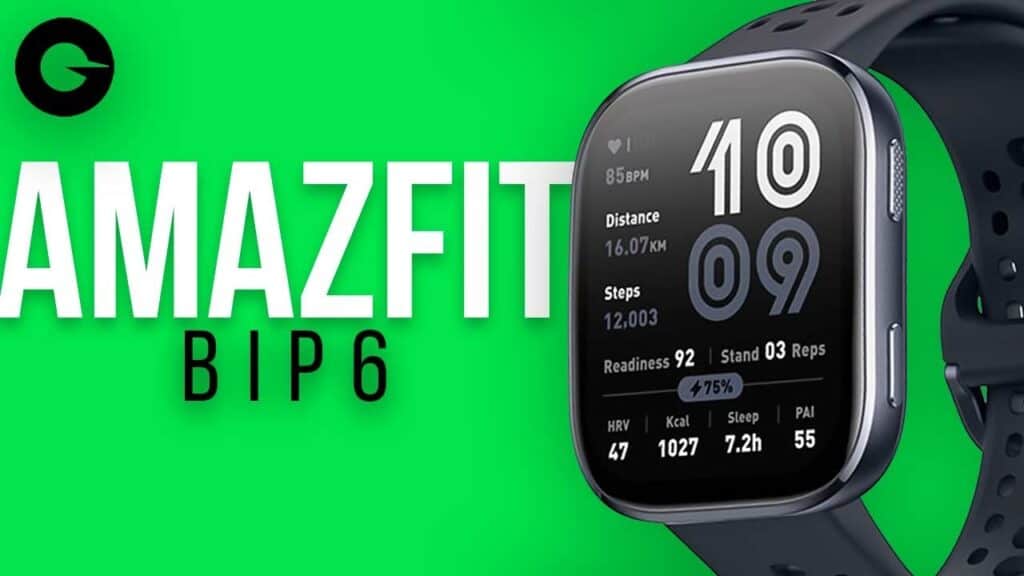 Amazfit Bip 6: O Smartwatch Quadrado com Tela AMOLED que Eleva a Linha Bip a Outro Nível