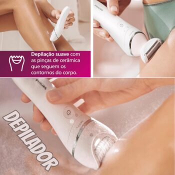 Depilador Elétrico Epilator, 5 acessórios, à prova d’água - BRE712/00 Philips