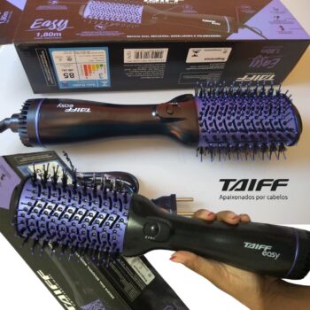 Escova Oval Secadora Taiff Easy Lilás 1200w