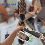 Escova Rotativa Secadora Britânia BER20PD com 3 Temperaturas Bivolt – Preta/Dourada