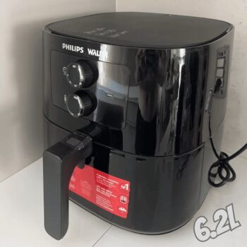 Fritadeira Airfryer Série 3000, Philips Walita, com 6.2L de capacidade, Preta, 2000W, 110v - HD9206/91