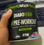 FTW Pré-Treino Diabo Verde – sabor: Cereja Ice – Pote 300g