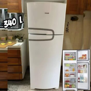 Geladeira Consul Frost Free Duplex 340 Litros Branca Com Pra