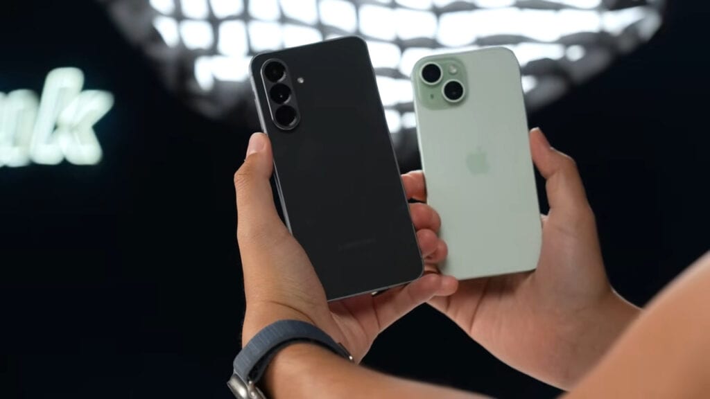 iPhone 15 vs Galaxy A56: Qual é a Melhor Escolha em 2025? iPhone 15 vs Galaxy A56: Qual é a Melhor Escolha em 2025?