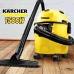 Kärcher Aspirador WDL 1 3 em 1 – Aspira Pó e Água + Função Soprador. Compacto e Portátil – Com alcance de 7,5 metros. Potência de 1500W 220v