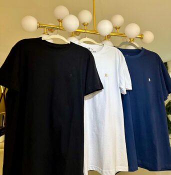 Kit 3 Camisetas Masculinas Regular Algodão Polo Wear Sortido