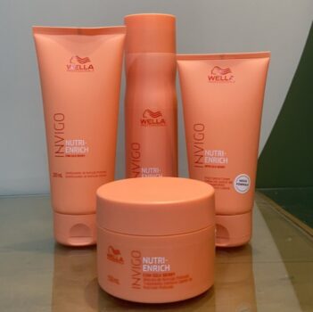Kit Nutri Enrich Shampoo, Cond, Máscara, Wonder Balm - Wella - Wella Professionals