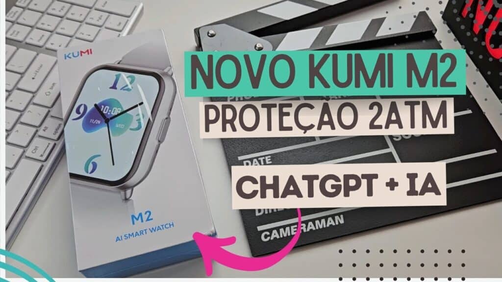 KUMI M2: Review Completo do Smartwatch com ChatGPT e IA para Watchfaces KUMI M2: Review Completo do Smartwatch com ChatGPT e IA para Watchfaces
