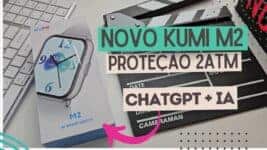 KUMI M2: Review Completo do Smartwatch com ChatGPT e IA para Watchfaces