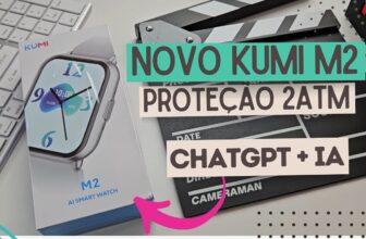 KUMI M2: Review Completo do Smartwatch com ChatGPT e IA para Watchfaces