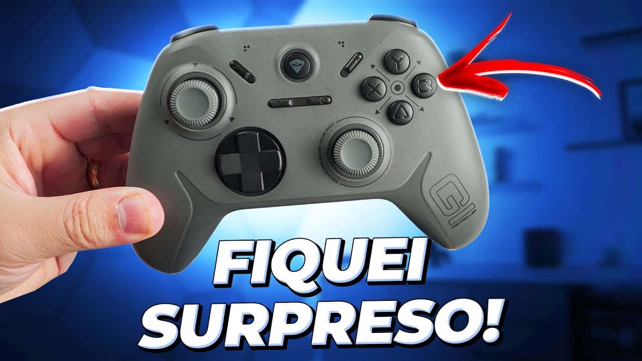 Machenic G1: O Controle Barato com Hall Effect, Vibração e Compatibilidade Total Machenic G1: O Controle Barato com Hall Effect, Vibração e Compatibilidade Total