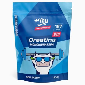 +Mu Creatina Monohidratada 100% pura Sem Sabor - 500g