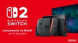 Nintendo Switch 2 é lançado no Brasil em bundle com Mario Kart World — e já chega com oferta imperdível na Amazon!
