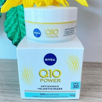 NIVEA Creme Facial Antissinais Q10 Power Dia FPS 30 Pele Mista a Oleosa 50g - Reduz rugas e linhas de expressão, hidrata intensivamente e ajuda a controlar o brilho da pele