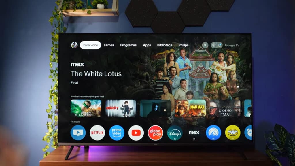 Philips PUG7419: Review Completo da Nova TV 4K de 65" com Google TV Philips PUG7419: Review Completo da Nova TV 4K de 65" com Google TV