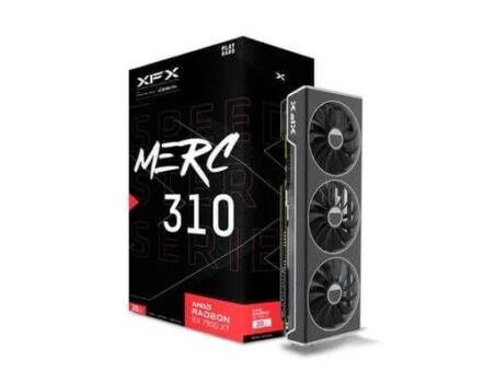 Placa de Vídeo RX 7900XT Gaming 20G XFX Speedster MERC310 Radeon, 20GB DDR6 HDMI 3 FAN - RX-79TMERCU9