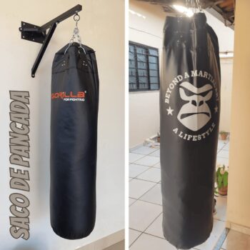 Saco De Pancada 120 cm Boxe Muay Thai Profissional Equipamento Luta Artes Marciais Esquivas Gorilla