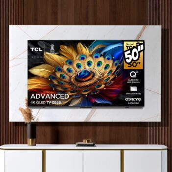 Smart TV Qled 50” C655 4k Uhd Google Tv Dolby Vision Atmos