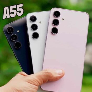 Smartphone Samsung Galaxy A55, 5G, 128GB, 8GB RAM, Câmera Tripla 50MP + Selfie 32MP, Tela 6.6", Azul Escuro