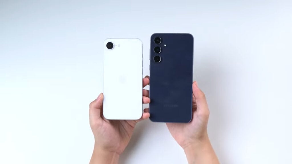 iPhone 16e vs Galaxy A55: Qual Celular Compensa Mais em 2025? iPhone 16e vs Galaxy A55: Qual Celular Compensa Mais em 2025?