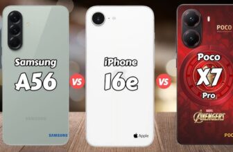 As 3 Melhores Opções de Celular para Comprar em Maio: Galaxy A56, Poco X7 Pro e iPhone 16e