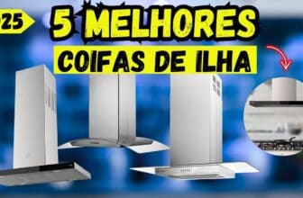 As 5 Melhores Coifas de Ilha para Comprar em 2025