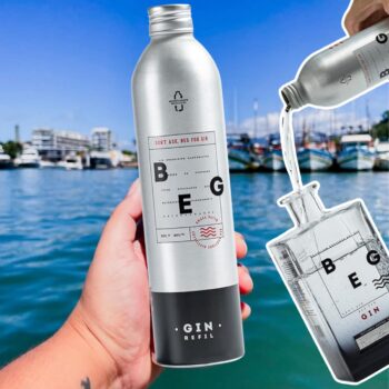 BEG - Brazilian Boutique Dry Gin 500ml - REFIL, 33 Medalhas, 2º Melhor Gin do Mundo (Bartenders Spirits Awards 2023), Ouro no World Gin Awards, Final Seco e Levemente Picante.