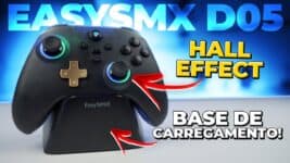 EasySMX D05: Controle Gamer Bom e Barato com Base de Carregamento