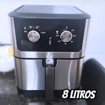 Fritadeira Elétrica Chrome Fry Inox Elgin 8L 1900W 110V - Airfryer