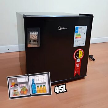 Geladeira frigobar Midea MRC06 preta 45L 220V